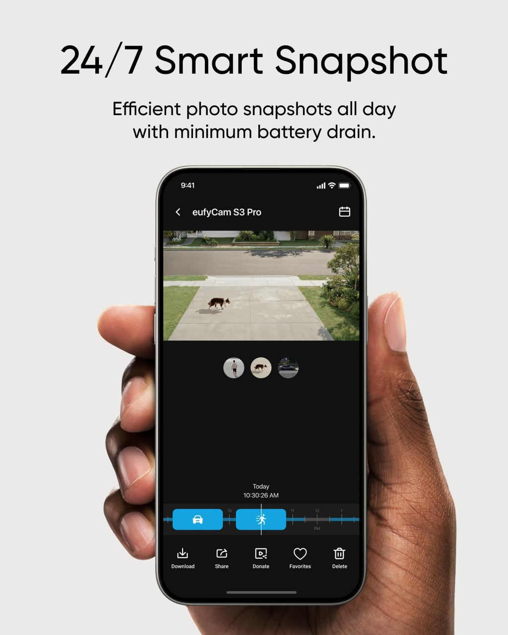 eufy security eufycam s3 pro, add-on camera, 4k, front angle view