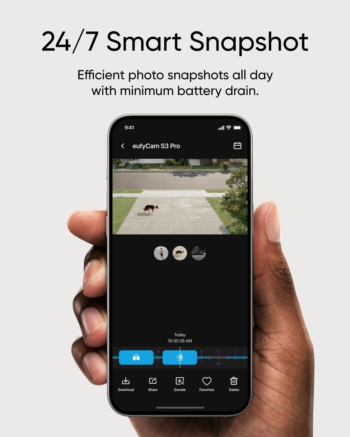 eufy security eufycam s3 pro, add-on camera, 4k, front angle view