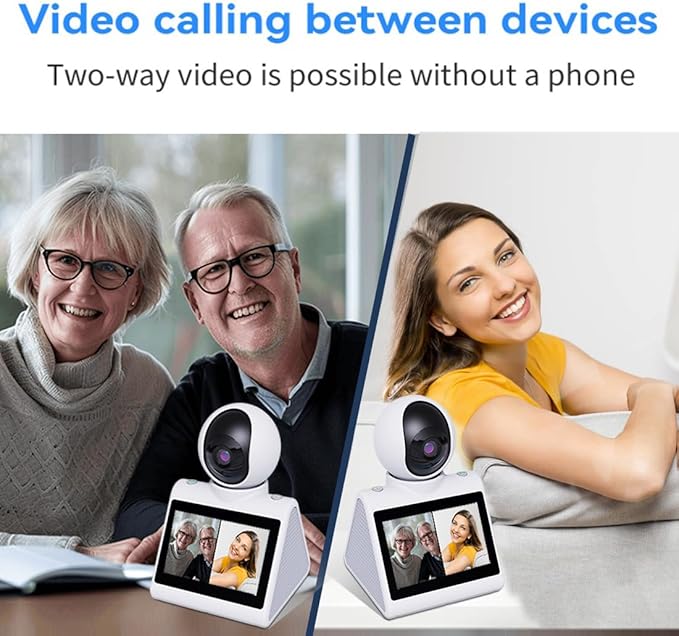 SIYZHOP Indoor Home Security Camera, Pet Dog Camera, Two Way Video Camera
