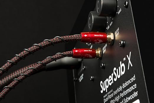 AudioQuest 2m Irish Red RCA Audio Cable Black