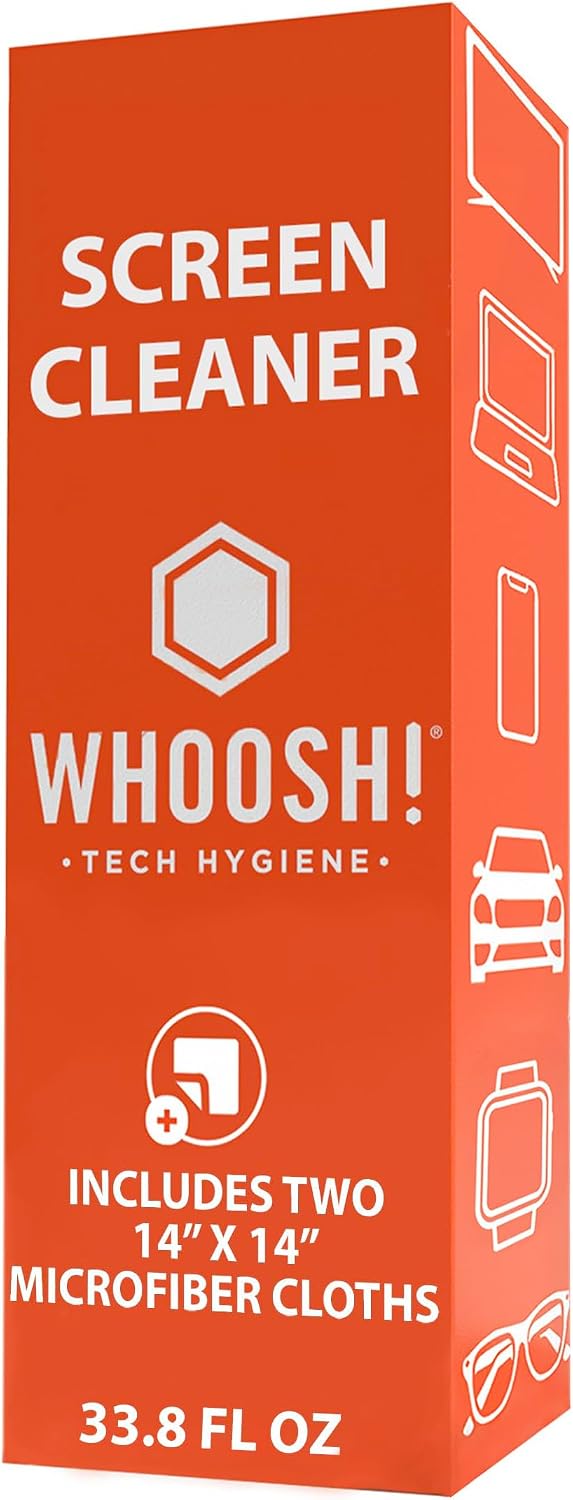 whoosh! pro 16.9 fl oz refillable tv screen, side view