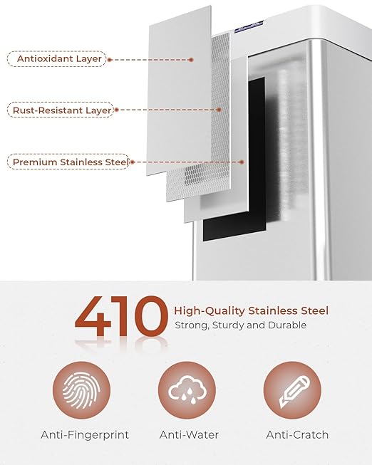 TLSUNNY 16 Gallon Motion Sensor Trash Can, Touchless Automatic Garbage Can