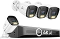 SANNCE 4K PoE Security Camera System - NVR with 4PCS Bullet Cameras(NO HDD)