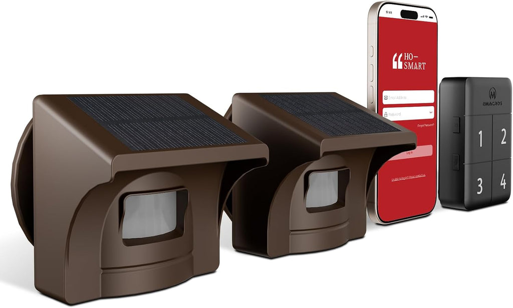 eMACROS Pro 4 Solar Driveway Alarm
