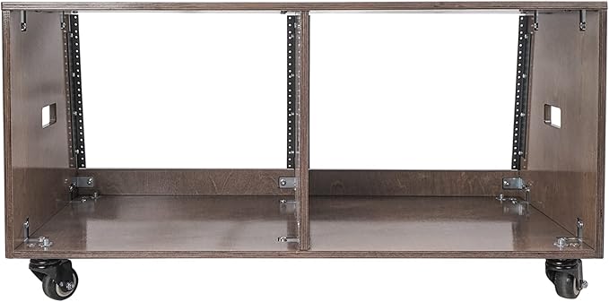 Sound Town DIY 2 x 8U Slanted Studio Rack