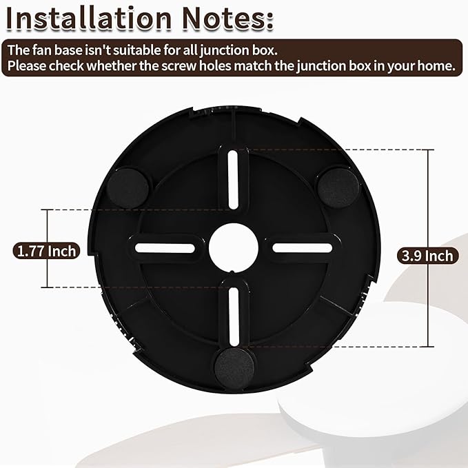 Glowall Small Ceiling Fan with Lights and Remote, Small Quiet, DC Motor
