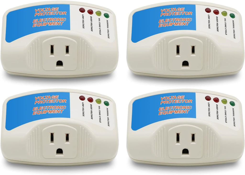 BSEED Surge Protector Home Appliance, Single Outlet Power Voltage Protector (4 Pack)