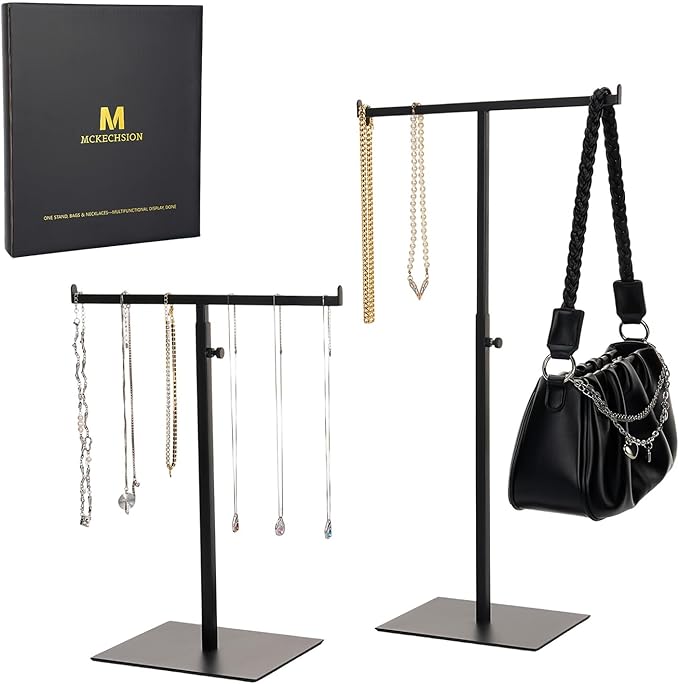 Purse Display Stand Jewelry Towers (2 Pack)