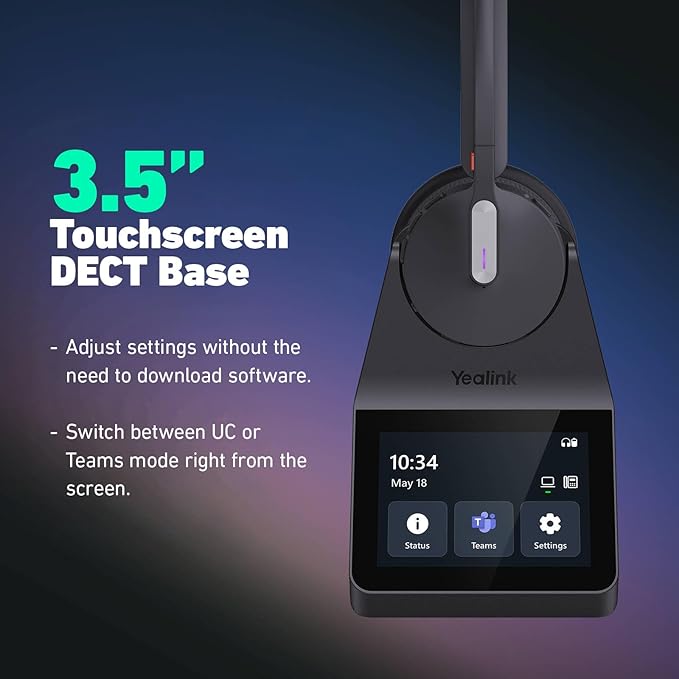 Yealink HA64 Pro Wireless DECT & Bluetooth Headset