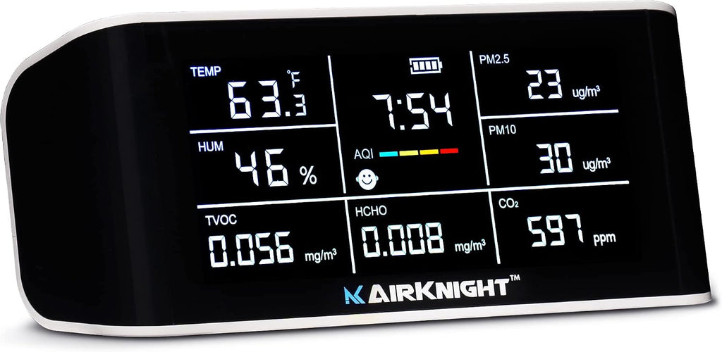 AirKnight Premium Indoor Air Quality Monitor Indoor & Air Quality Sensor. VOC