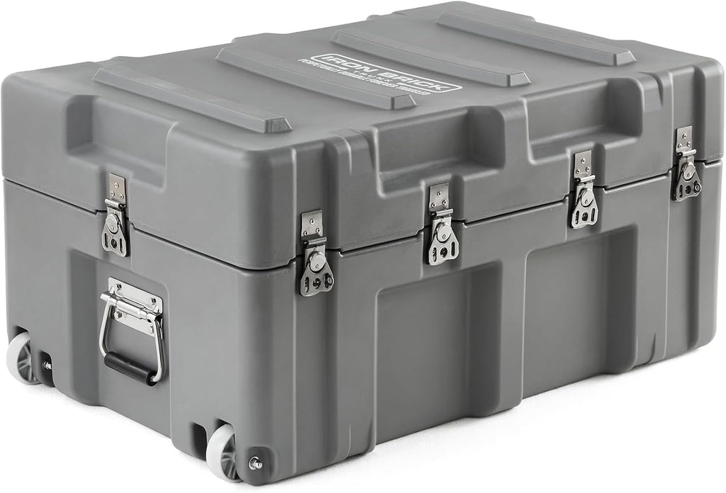 DormCo The Iron Brick® Trunk - STRONGEST Trunk - Gray