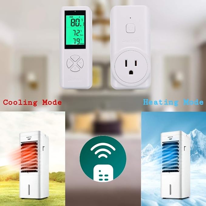 SENSTREE DIGITEN Wireless Temperature Controller, Remote Control Detect Temp