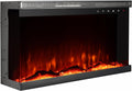 Charavector 30 inch 3-Sided Electric Fireplace Inserts