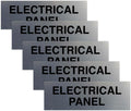 All Quality Basic Electrical Panel Sign (5 Pack)