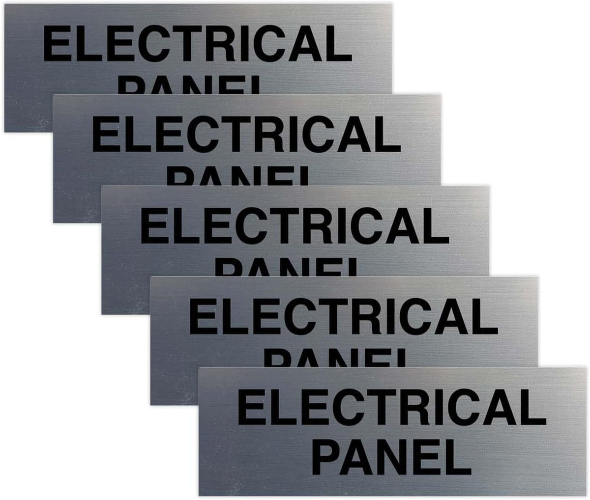 All Quality Basic Electrical Panel Sign (5 Pack)