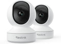 REOLINK Home Security Camera System, 4MP HD Plug-in Indoor WiFi 6 Pan Tilt Pet (2 Pack)