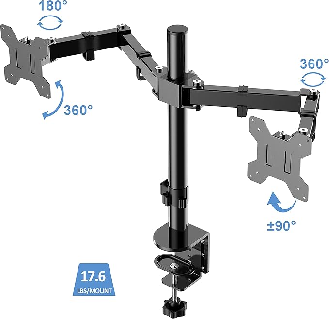 Rocelco 46" Large Height Adjustable Standing Desk Converter