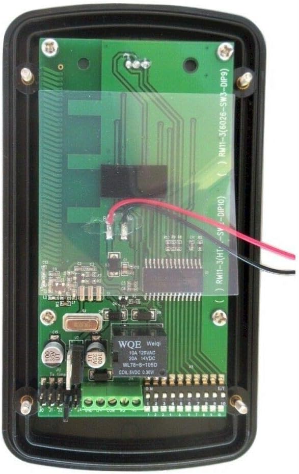 heddolf m330-1k 60 user code wireless keypad multi-code, side view