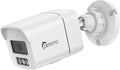 4K Add On Wired POE Cameras for NVR Two Way Talk Motion Detection Human/Pets/Package/Vehicle IP67 Waterproof, H.265+, 100ft Night Vision - White