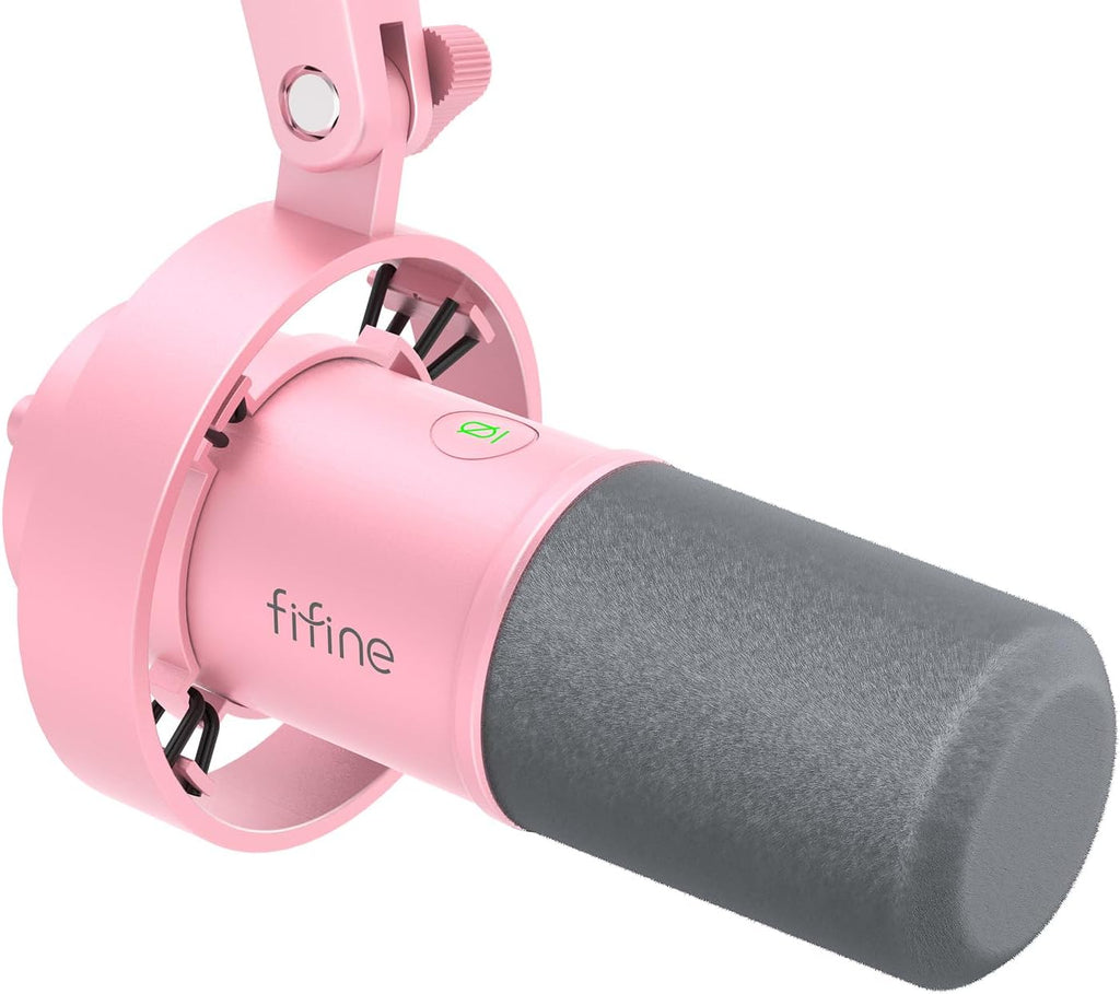 FIFINE XLR/USB Dynamic Microphone, Studio XLR Vocal Podcast Microphone