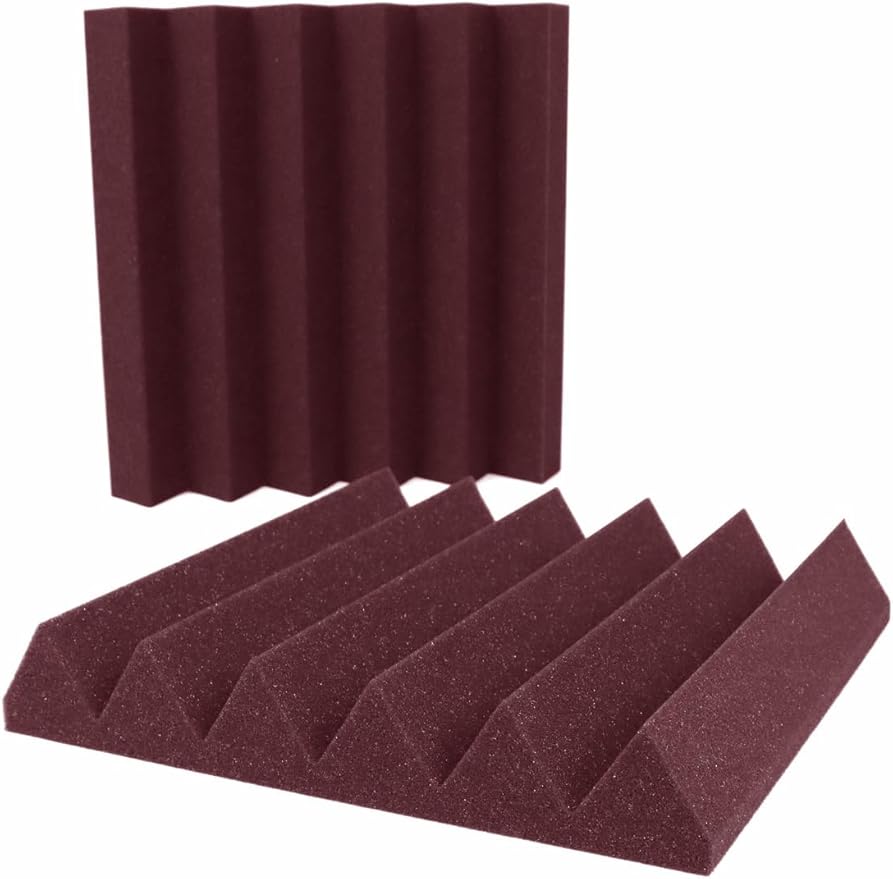 Foam Factory Inc 24 Pack Color Acoustic Foam Panel Studio Soundproofing Wedge