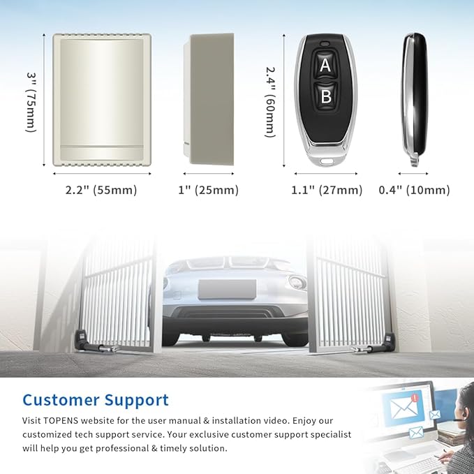 TOPENS HLR01 HomeLink Compatible Universal Receiver