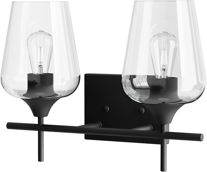 VONLUCE Bathroom Vanity Light, 2 Light Bathroom Light Fixture Over Mirror