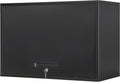 Yizosh Metal Garage Wall Cabinet with Doors and Shelves, Wall Mounted Metal Storage Cabinet, Floating Garage Tool Cabinet for Garage, Basement, Kitchen, Warehouse (Black, 21.6" H)