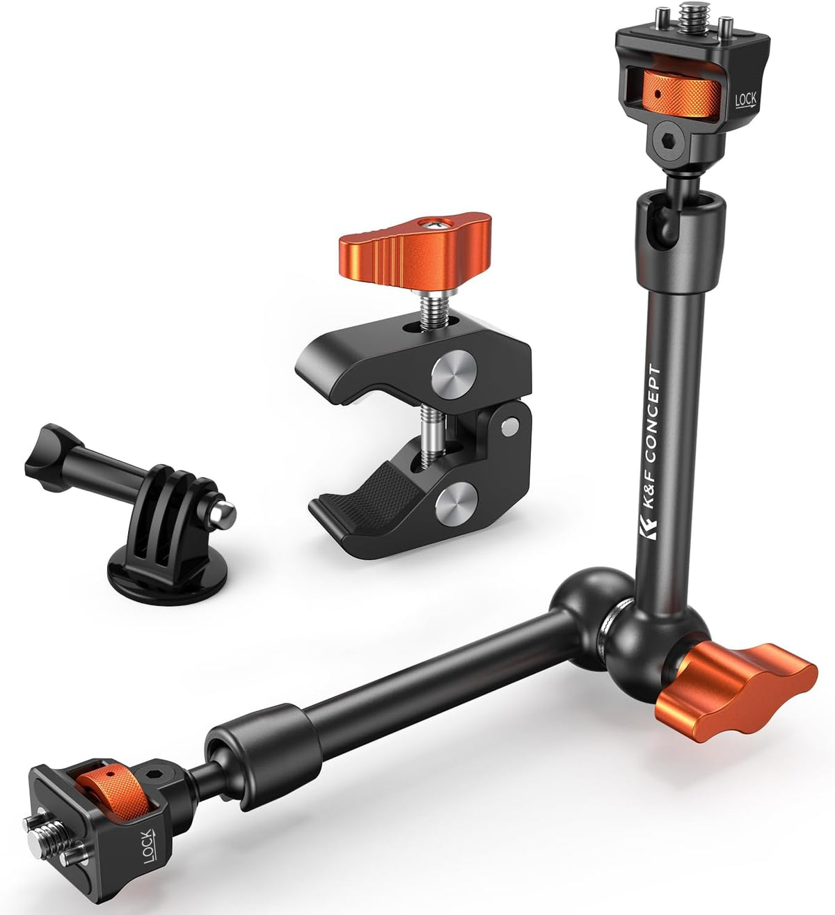 K&F CONCEPT 11" Magic Arm Clamp Kit