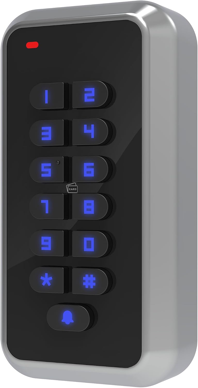 UHPPOTE 125KHz RFID Door Access Control Keypad Card Reader Metal Shell