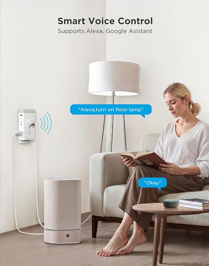 Govee Smart Plug Outlet Extender, 3-Sided Smart Power Strips