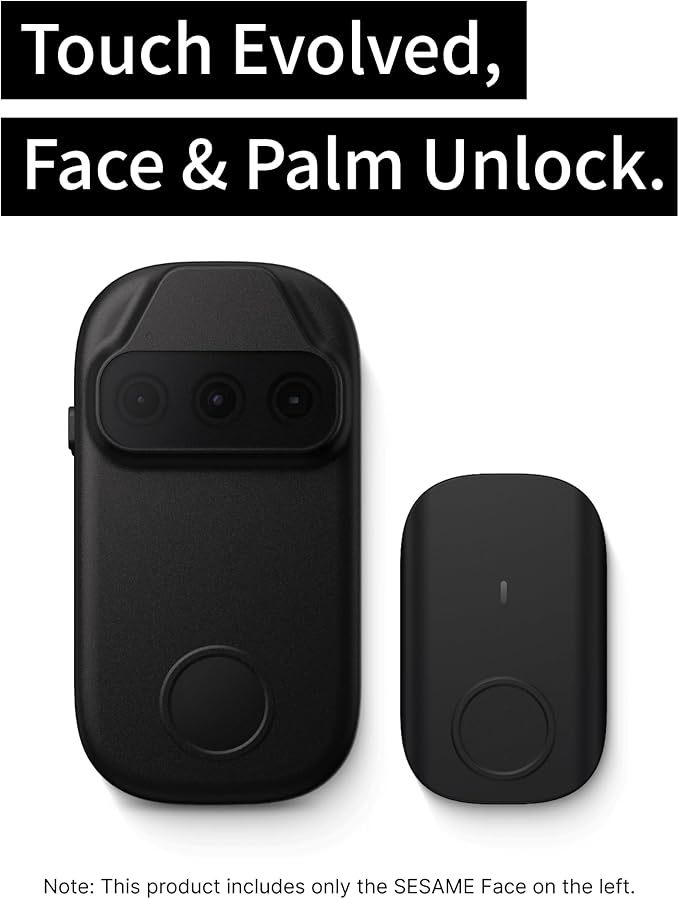 CANDY HOUSE Sesame Face, Smart Lock, Biometric Face & Palm Recognition