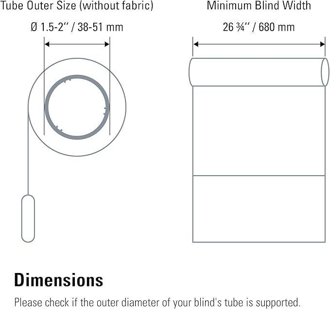 Eve MotionBlinds Upgrade Kit for Roller Blinds – Motor to Upgrade existing