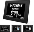 JALL 【2024 New】 Digital Calendar Dementia Day Clock, 7 Inch Large Screen Display