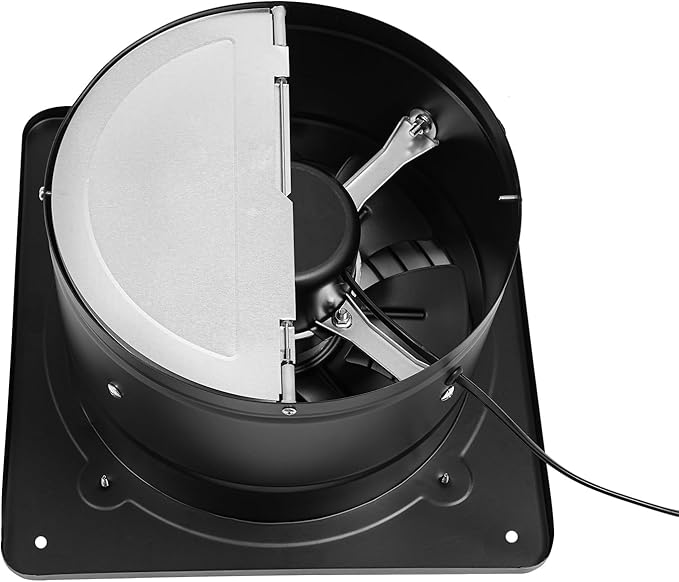 XUFOPLY 10 Inch Exhaust Fan, 110V 100W Wall Mounted Vent Fans 2600RPM Kitchen