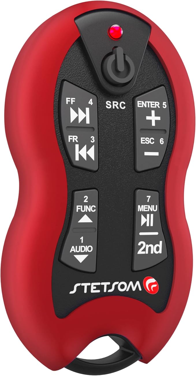 Stetsom SX2 - Universal Remote Control, Long Range, 16 Functions, Learning Mode