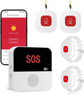 PerfeSafe Life Alert Systems for Seniors No Monthly Fee, Wi-Fi APP Control