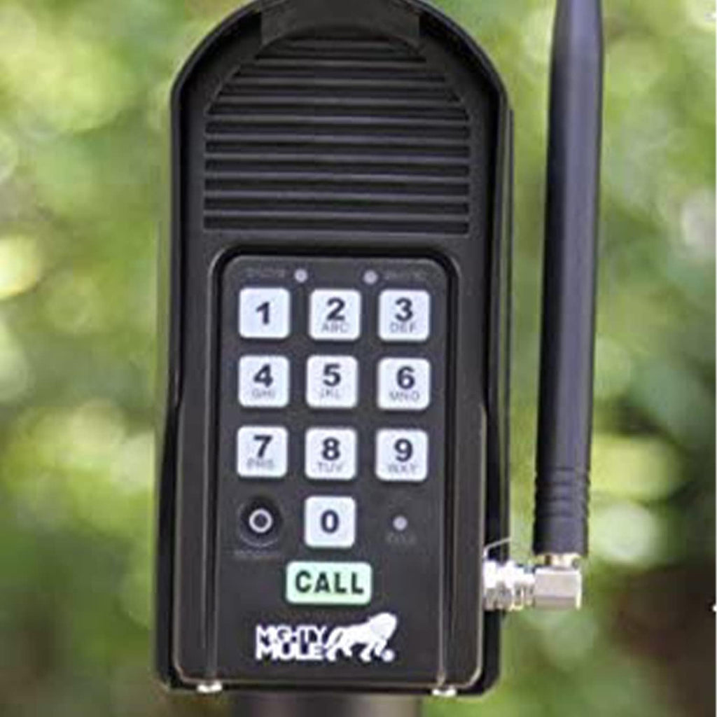mighty mule mm136 intercom system shown in use