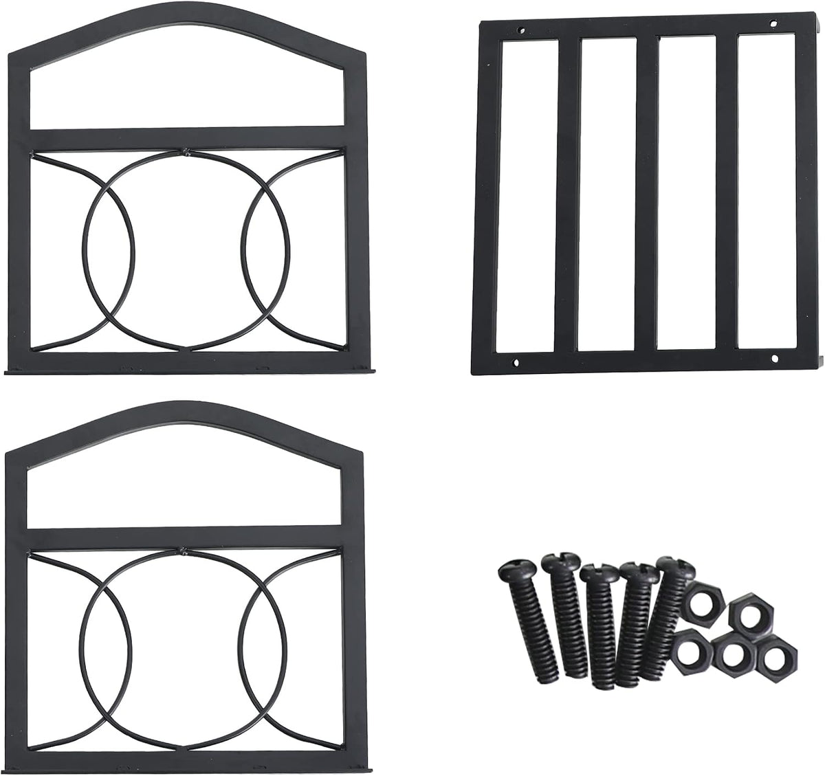mfstudio firewood rack outdoor indoor, iron fire wood on a desk or shelf