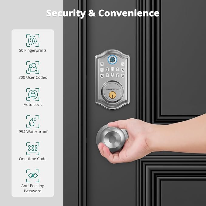 AkaGear DS10 Keyless Entry Door Lock