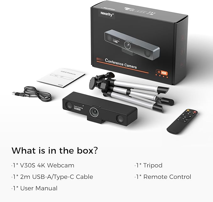 NEARITY V30S 4K Video Conference Camera