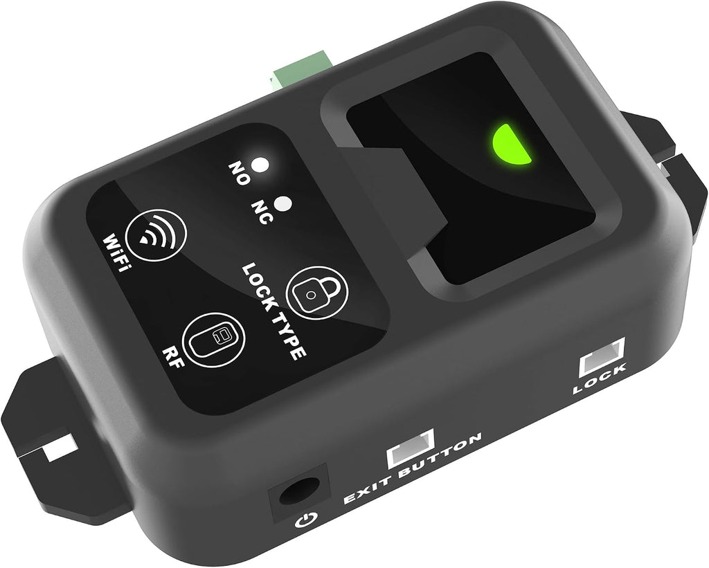 uhppote 2.4ghz wifi wireless rf remote control door showing dimensions