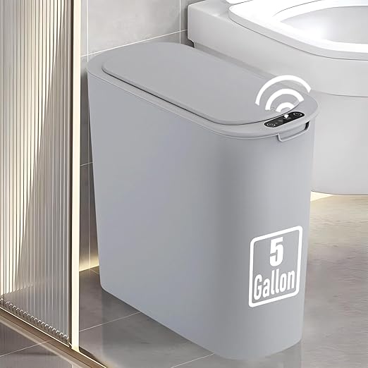 TIPGO 5 Gallon Motion Senor Bathroom Trash Can
