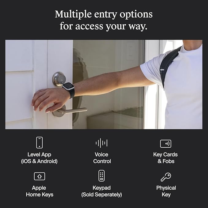Level Lock+ WiFi Deadbolt Smart Lock