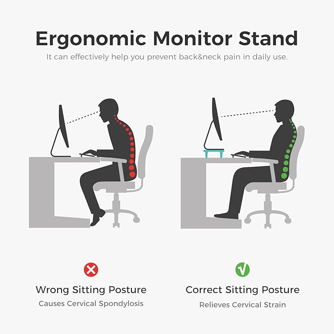 loukin Dual Monitor Stand Riser