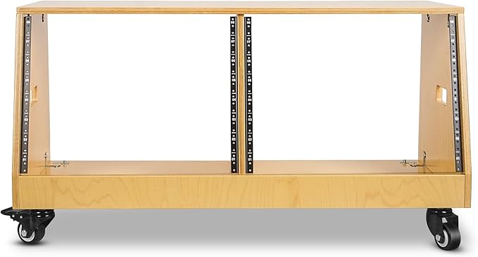 Sound Town DIY 2 x 8U Slanted Studio Rack