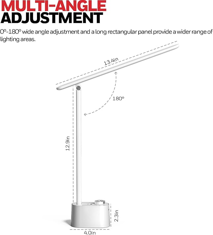 Honeywell LED Desk Lamp with USB Charging Ports