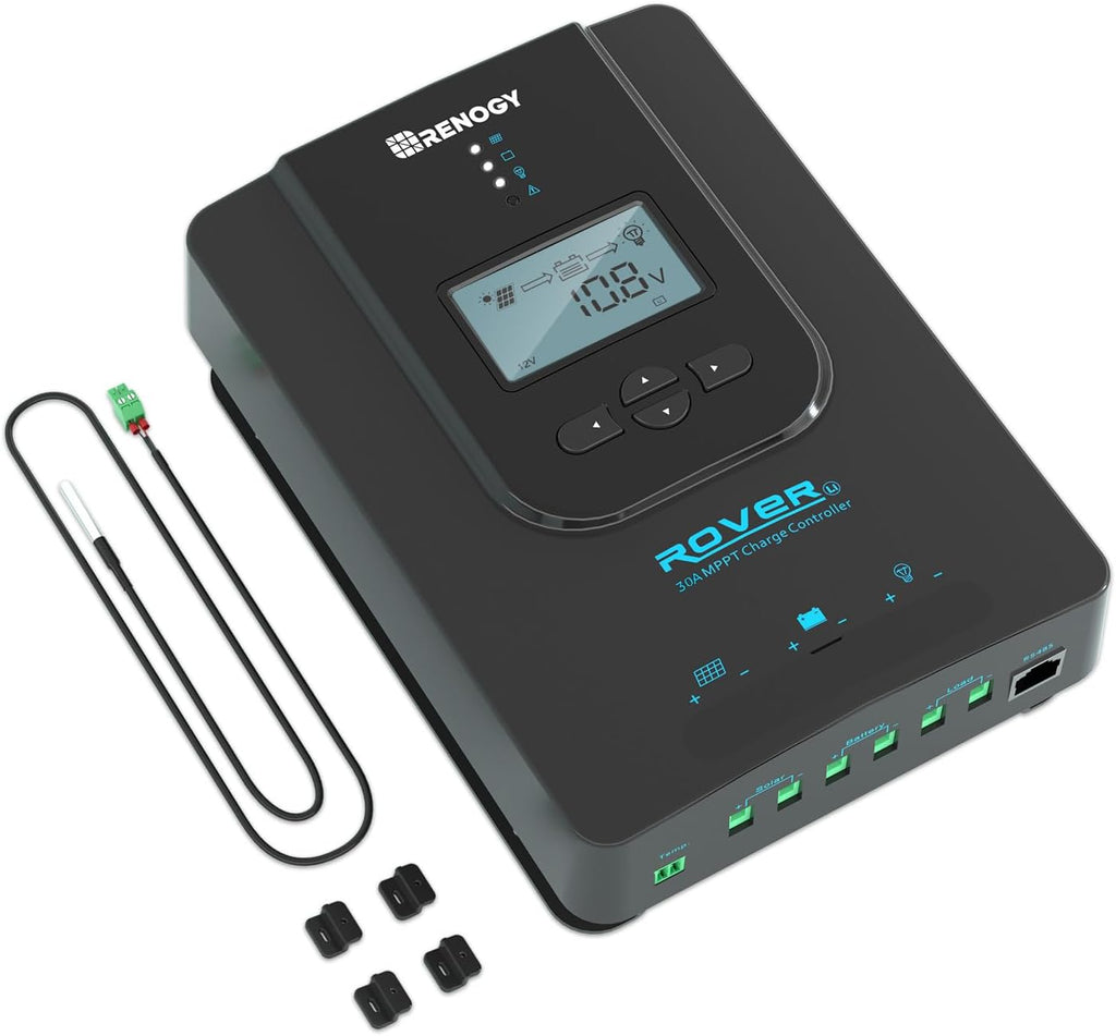 Renogy Rover 30A 12V/24V Auto DC Input MPPT Solar Charge Controller Parameter