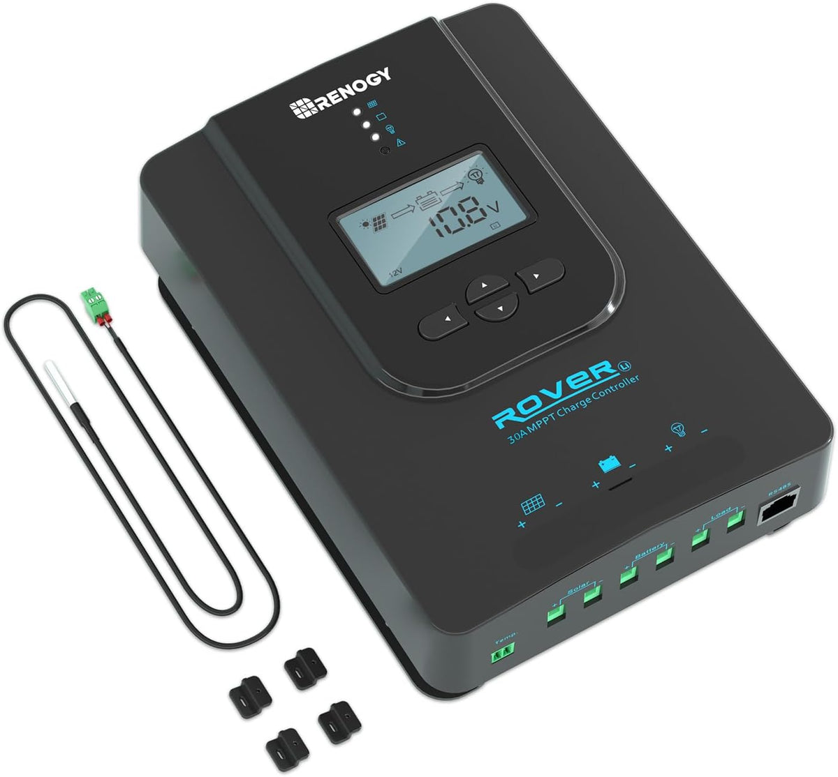 Renogy Rover 30A 12V/24V Auto DC Input MPPT Solar Charge Controller Parameter