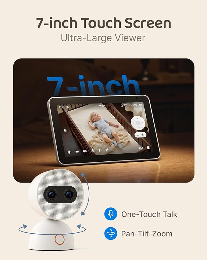 Simsky Split Screen Video Baby Monitor